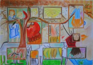 106 La fête des voisins Mai 2014 60x40