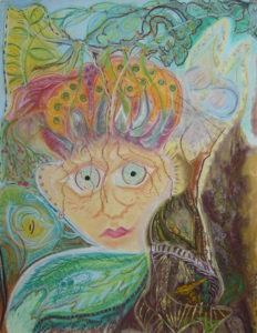 37 Citrouille et son chat Mai 2010 40x50