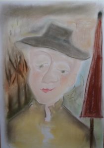 L'Homme au parapluie 27 juillet 2011 60x40