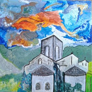 L'Oratoire - Acrylique 25 août 2012 A50x50