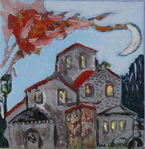 84 Germigny - Acrylique 30 août 2012 15x15