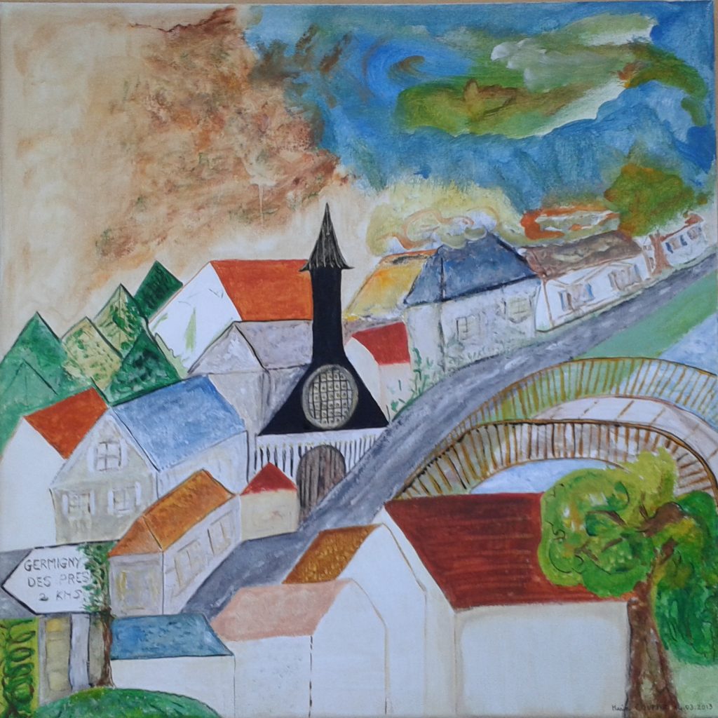 90 Le petit pont Acrylique 14 mars 2013 50x50