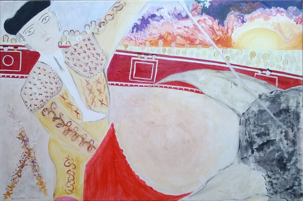 Expectative d'une mise à mort 18 sept 2013 A90x60